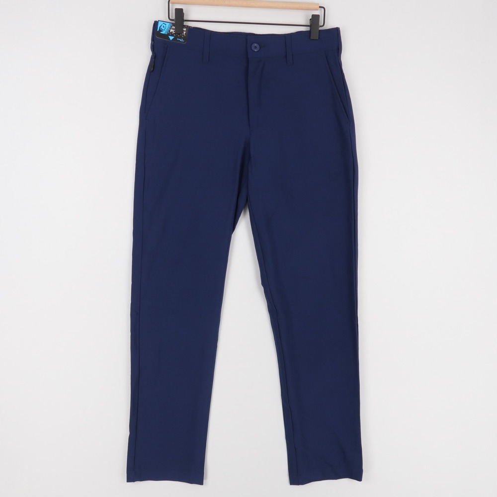 Birdie Bound Pants Mens 30x30 Blue Golf Performance 4 Way Stretch Flex